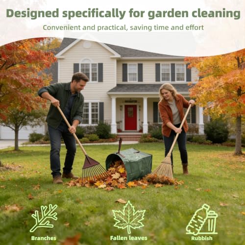 2 Pack 53 Gallon Dustpan Yard Waste Bags