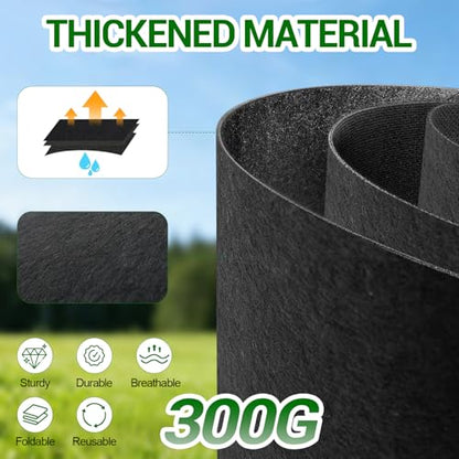 5-Pack 15 Gallon Grow Bags, Thickened Aeration Fabric Pots - size: 15