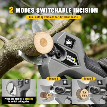 Brushless Electric Pruning Shears Cordless for DeWalt 20V Max Battery