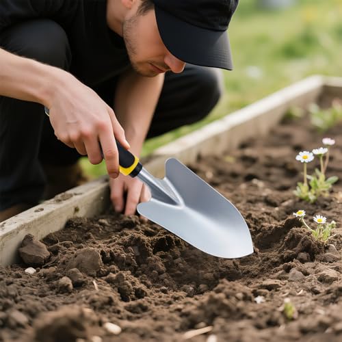 12 Pcs Garden Shovel, Metal Hand Trowel, Aluminum Alloy