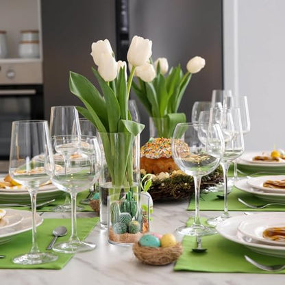 48 Pack Thick Glass Cylinder Vases 4,6,9,12 Inch Tall Clear Flower Vase Hurricane Floating Candle Holder for Table Centerpiece Wedding Home Decor - size: 48 Pack(4,6,9,12 Inch)