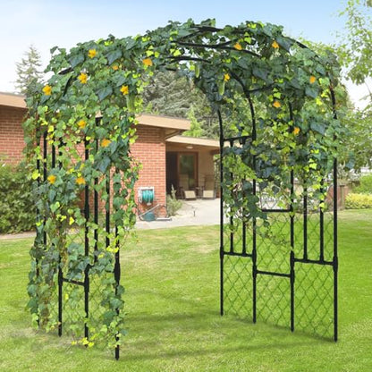 Trellis for Climbing Plants Outdoor - Grape Vine Trellis: 71 * 69 * 79 inch - size: 71(L) * 69(W) * 79(H) inch-20MM
