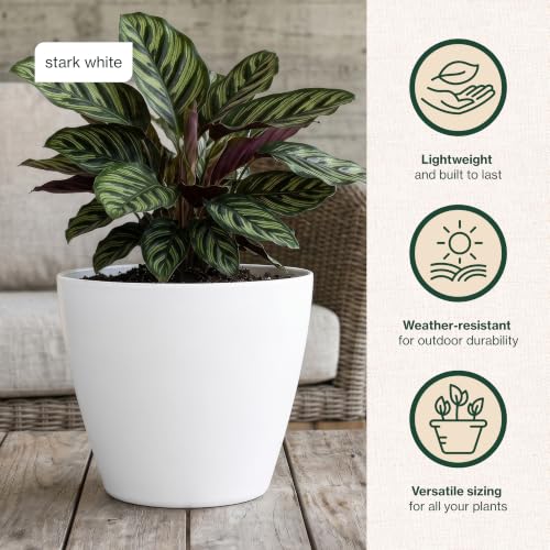 8" Vogue Planter in Stark White - color: Stark White