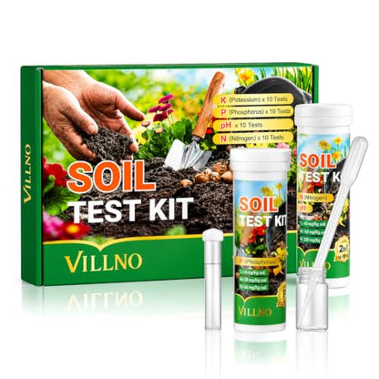 Soil Test Kit 4-in-1 Professional Soil Testing Kits (40 Tests)
