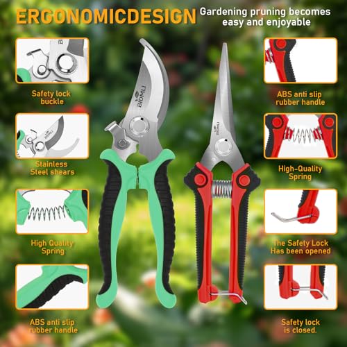 4-Pack Multifunctional Garden Scissors Set - style: BIDMLI06