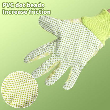 Women's Gardening Gloves Weeding and Thorn Resistant Work Gloves for Digging Planting Pruning Raking-Grown - color: Green-2