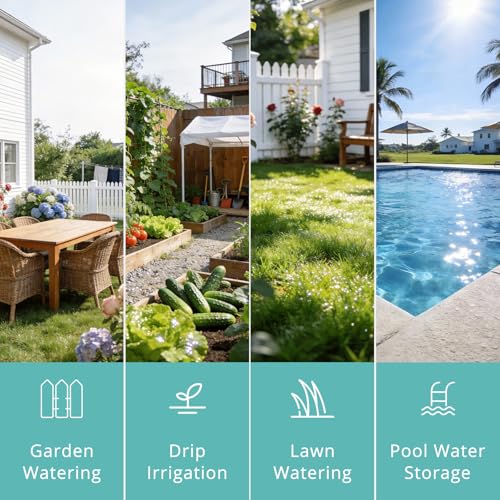 QUOBAS Sprinkler Timer for Garden Hose, Programmable Brass Water Timer - size: Sprinkler Timer 4 zone