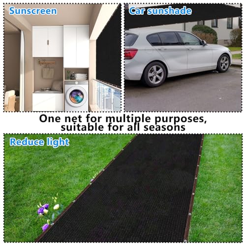 36 ft x 18 ft Black Pool Leaf Net for Rectangle Inground Above Ground Pool Screen Fine Mesh Sunshade Catches Leaves - size: 36' x 18' (Rectangular)