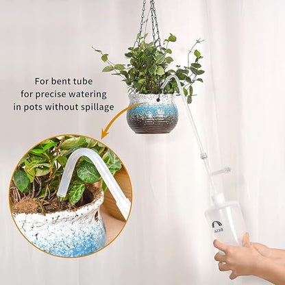 BKSAI Hanging Plant Plant Watering Bottle Update Multifunction Watering can with Long Spout Can Anti-backflow Watering System | Indoor or Outdoor | U.S.A Patent Design - color: 500ml