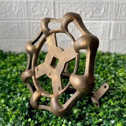 Zeckos Garden Hose Holder Faucet Spigot 11 Inch Cast Iron Bronze - color: Spigot - Bronze