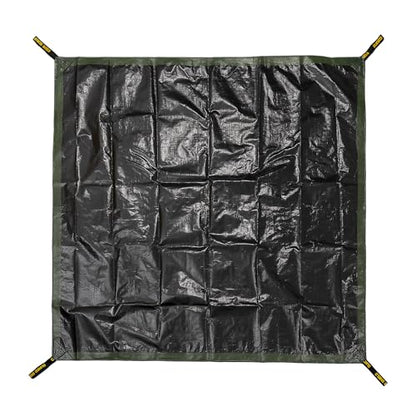 GUARD SHIELD Leaf Tarp with Handles, 6x6 Feet Tarps for Leaves, Heavy Duty Waterproof Tarps for Leaf Cleanup, Waste Debris Removal. - size: 6x6 Feet