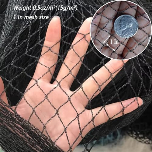 Junflying 15x15 FT Chicken Netting for Hawks & Predator Protection - size: 15x15 FT
