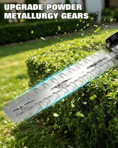 9.1inch Hedge Trimmer Blade Max Cutting Length9.1inch (230mm) Suitable for Nicklaua Green Hedge Trimmer, Includes Blades only - color: black