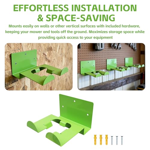 Wall Mount Power Tool Organizer, Storage Rack for EGO Weed Eater & Trimmer - color: 2 Pack