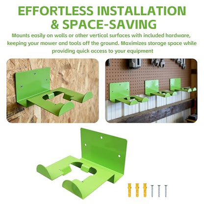 Wall Mount Power Tool Organizer, Storage Rack for EGO Lawn Mower & Trimmer - color: 1 Pack