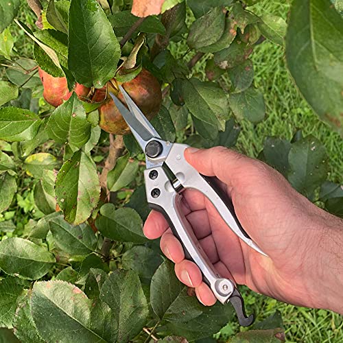Kings County Tools Hand Gardening and Landscaping Pruner Tool Set | Wet Wood Bypass | Dry Wood Anvil | Flower Cutters | Sharp Japanese Blades | Cast Aluminum Handles | Ergonomic Design for Easy Use - style: Three Pruner Set