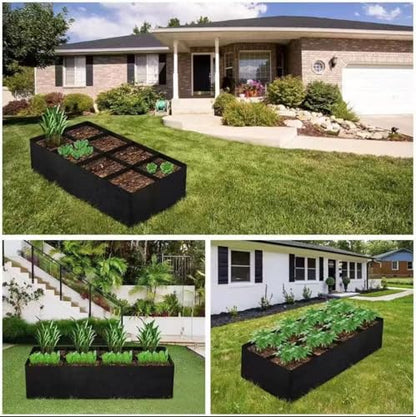 2x2 Ft Fabric Raised Garden Bed with 4 Grids - Perfect for Tomato and Potato Grow Bags, Outdoor Indoor Vegetable Garden Clearance Grow A Garden Solution