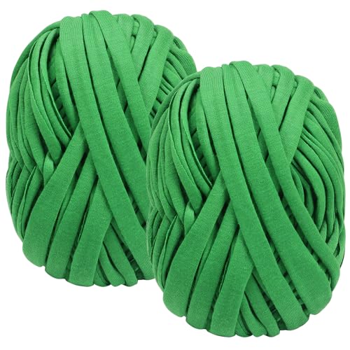 Shintop 2 Packs Garden Twine, Soft Green Plant Ties for Tomato (196ft)