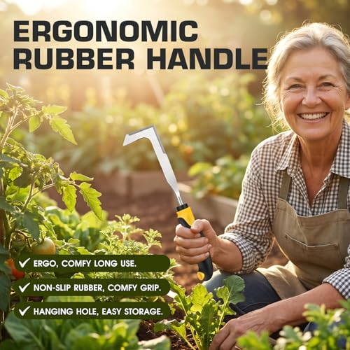 SWANSOFT Crack Weeder – Heavy Duty Stainless Steel Crevice Weeding Tool