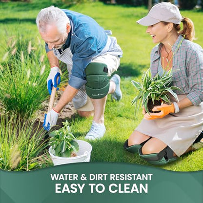 Garden Guru Cushioned Gardening Knee Pads with Adjustable Straps - Soft Inner Liner, Ultra Comfort Padding, Garden Kneelers for Yard Work, Cleaning, Household Chores, Roofing, and More 1 Pack - size: 1 Pack, style: Ultra Soft Cushion