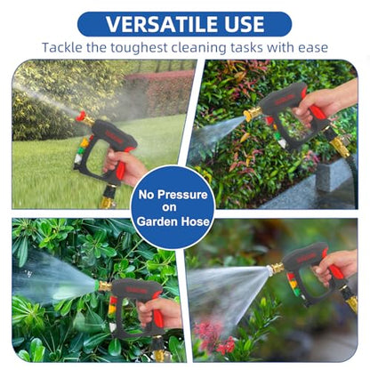 DUSICHIN Pressure Washer Attachment Gun Short Wand 3000 PSI 7 GPM