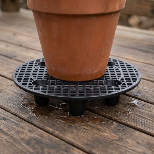 Plant Risers Outdoor Pots, Durable Planter Stand w/ Pot Feet