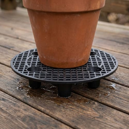 Plant Risers Outdoor Pots, Durable Planter Stand w/ Pot Feet