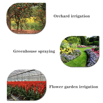 QRITY 1/2 Inch Drip Irrigation Fittings Lock Barbed Straight Connectors - size: C