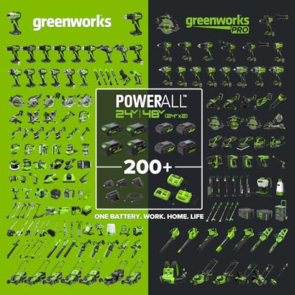Greenworks 24V 8 in Pole Saw/Pole Hedge Kit, 3.0 Ah Battery and Charger - size: 8" Combo (3.0Ah), style: Telescopic Pole Saw