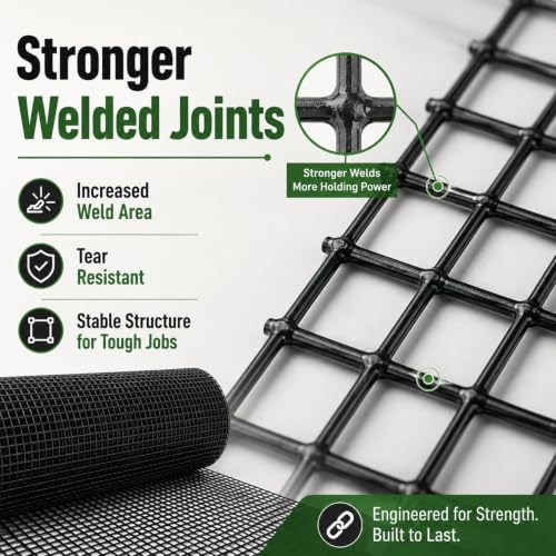 Black Hardware Cloth 1/2 in. x 3 ft. x 100 ft. 19-Gauge - size: 1/2'' x 36'' x 100'