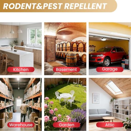 Rodent Repellent 36 Balls, Mouse Repellent for Indoor & Outdoor Use