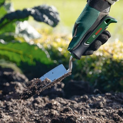 Bosch Garden Hand Tool Trowel (for Digging Or Weeding, Robust, Stainless Steel, Soft Grip Handle, Egonomic Design) - style: Planting Shovel