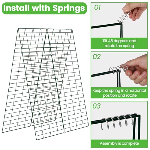 Foldable Cucumber Trellis 48" L x 34" W - size: 48" L x 34" W