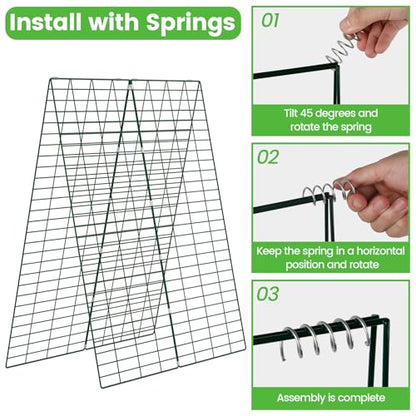 Foldable Cucumber Trellis 48" L x 34" W - size: 48" L x 34" W