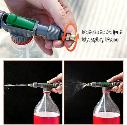 Handheld Sprayer - High Pressure Air Pump Manual Sprayer with Adjustable Nozzle - Garden Pump Sprayer - Hand Pump Sprayer Pressure Sprayer Top for Home Lawn Garden Watering Lawn and Garden, Sprayers