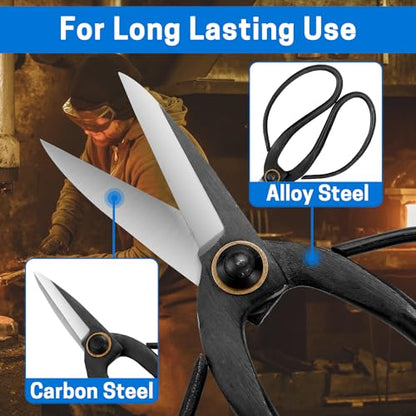 VISEMAN Japanese Bonsai Pruning Scissors, KinTakashi Gardening Shears