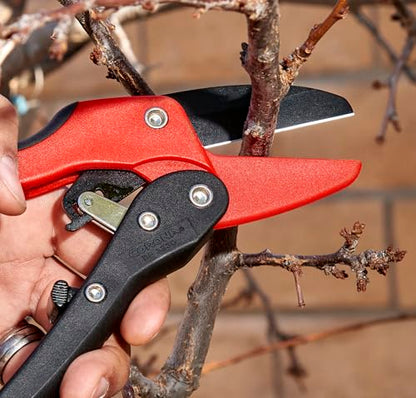 Corona Tools Ratchet Hand Pruner – 3/4-Inch Cut Capacity Garden Pruning Shears for Stems & Branches, Heavy-Duty Ratcheting Hand Pruners with Comfortable Grip