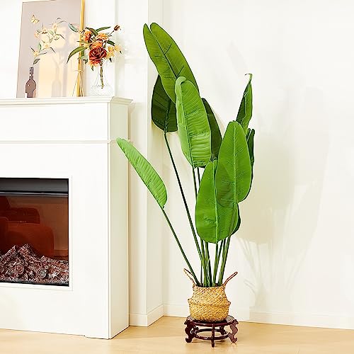 Geetery 2 Pcs 4–12 in Oriental Wooden Plant Stand Indoor Vase Stand, 10 in - size: 10 in