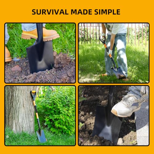 Spade Garden Shovel, Steel Flat Spade - style: Classic
