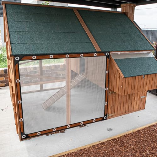 6x8FT Heavy Duty Clear Waterproof Tarp,Outdoor Garden Rainproof Covering - size: 6 x 8 FT