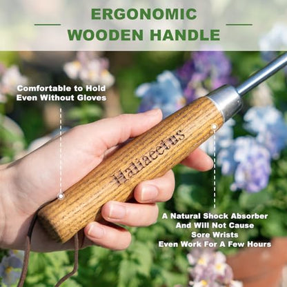 Haliaeetus Hand Weeder Tool, 13'' Weed Puller Tool for Reaching the Root