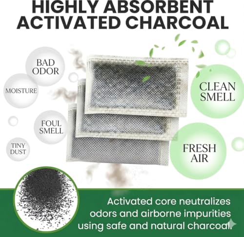 Green Piece Charcoal Air Filters compatible with iTouchless Trash Can 2 Pk - size: Pack of 2