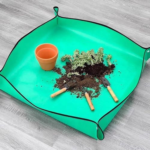 Waterproof Foldable Repotting Mat Non Slip Potting Mat Multifunctional Plant Accessories Gardening Essentials for Indoor Plant Transplanting Use