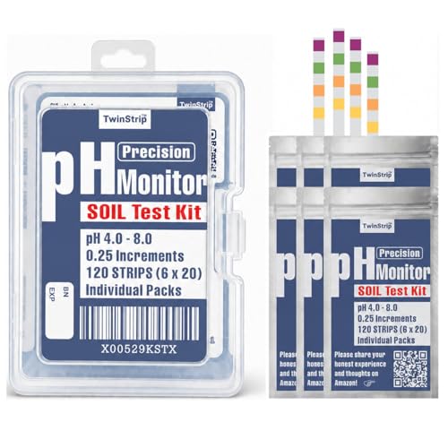 Soil pH Test Kit, 4.0-8.0, 0.25 Increments, Quad-Pad, 120 Count | Hydrangea color care, Garden soil, Herb Vegetables Flowers Lawns, Gardening Dirt, Yard Compost, Outdoor and Indoor Plants