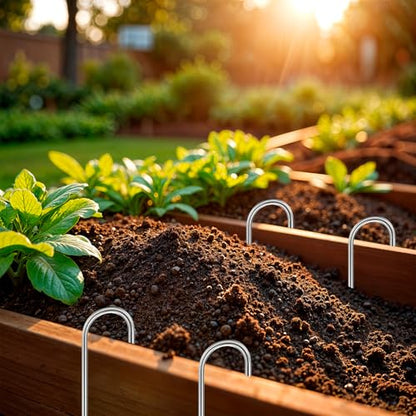 Irrigation Drip Tubing Landscape Staples Garden Stakes