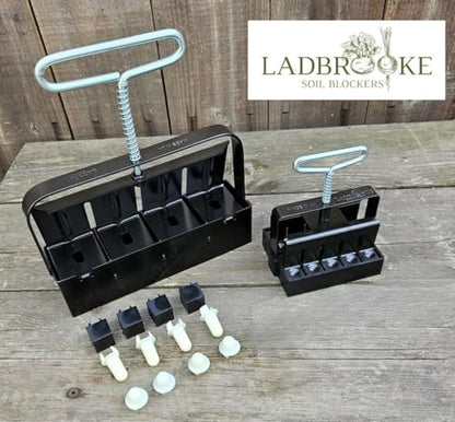 Authentic Ladbrooke 5-Pc Essentials Soil Blocker Set, England