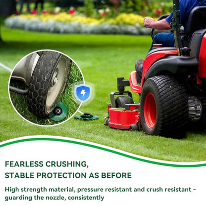 Lawn Sprinkler Head Protector – 10 Pcs for 1.5" - 2.5" Sprinkler Heads