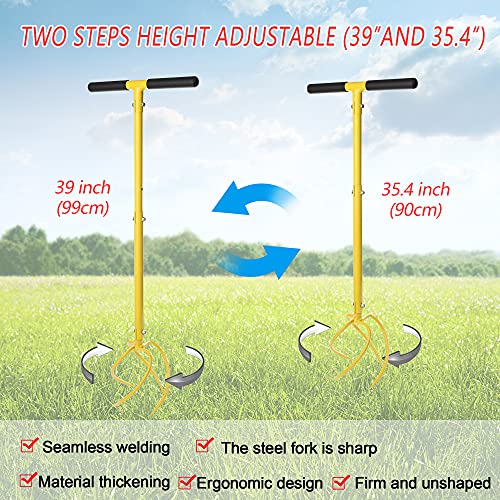 BARAYSTUS Hand Tiller, Twist Garden Claw Cultivator for Soil loosening - style: classic-big head