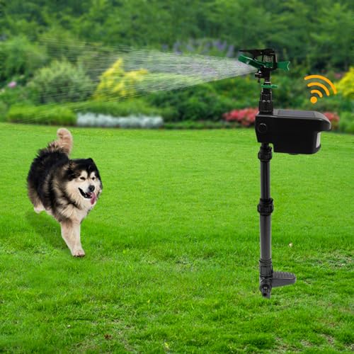 Motion Activated Sprinkler, Motion Sensor Sprinkler, Automatic Motion Sensor, Animal Drive Repellent Deterrent, for Repel Birds, Cats, Deer, Dogs, Rabbits