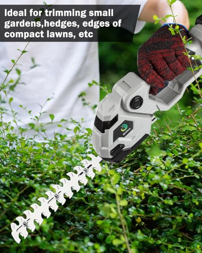 9.1inch Hedge Trimmer Blade Max Cutting Length9.1inch (230mm) Suitable for Nicklaua Green Hedge Trimmer, Includes Blades only - color: black